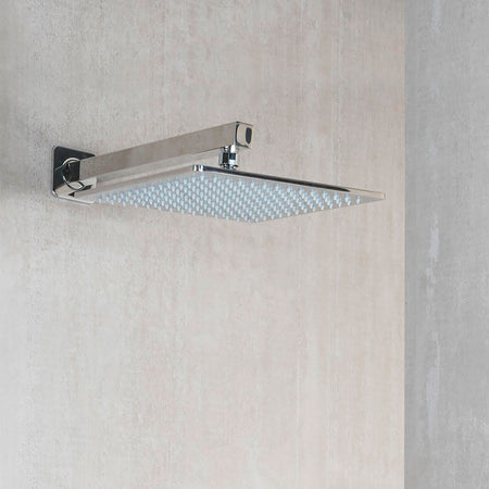 Soffione Doccia Quadrato 25x25 in Acciaio Inox Cromato SEVEN