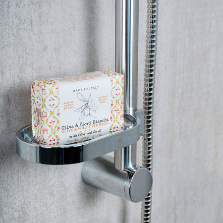 Set Doccia Saliscendi Cromato 5 Getti in Aciaio Inox e Abs CAPRI