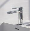 Miscelatore lavabo cromato di design Alpha