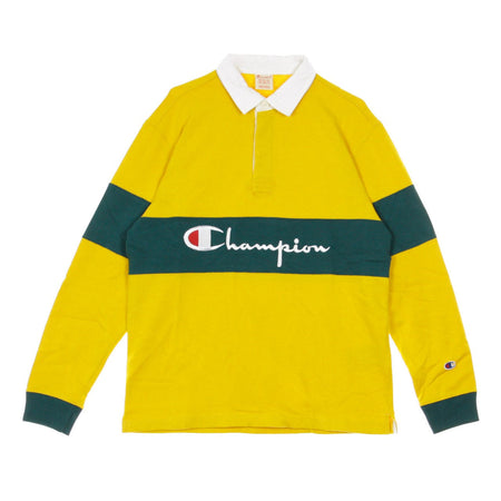 CHAMPION Polo Manica Lunga Uomo L/s Polo Yellow/green da uomo