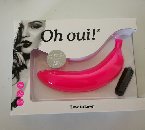 Vibratore dildo classico banana vibrante OH OUI! Love To Love