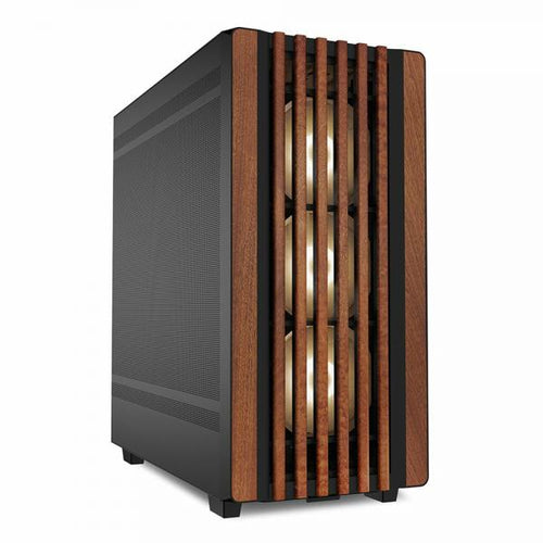 Case Sharkoon Rebel C70M RGB - Atx, Micro Atx - Alimentatore NON presente - porte USB , audio in/out - 3x ventola PWM LED RGB addressable da 120 mm - Mid Tower ATX - RGB Color - Nero