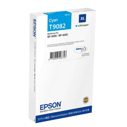 Epson T9082 - 39 ml - taglia XL - ciano - originale