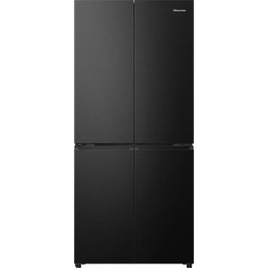 Hisense Frigo 4 Porte Total Nofrost 483lt E 80cm Black Inox Rq5p470safe