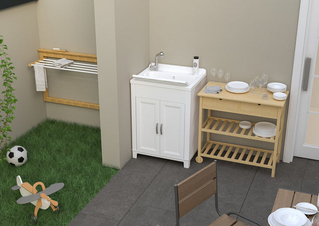 Lavatoio in resina per esterni in resina 60x50