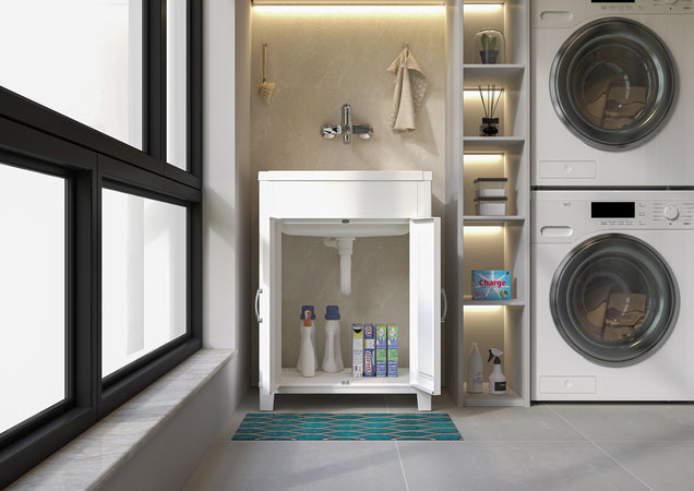 Lavatoio in resina per esterni in resina 60x50