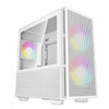 DEEPCOOL CASE MICRO ATX CH360 WHITE 2*140+1*120mm ARGB FAN