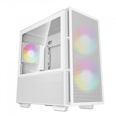 DEEPCOOL CASE MICRO ATX CH360 WHITE 2*140+1*120mm ARGB FAN