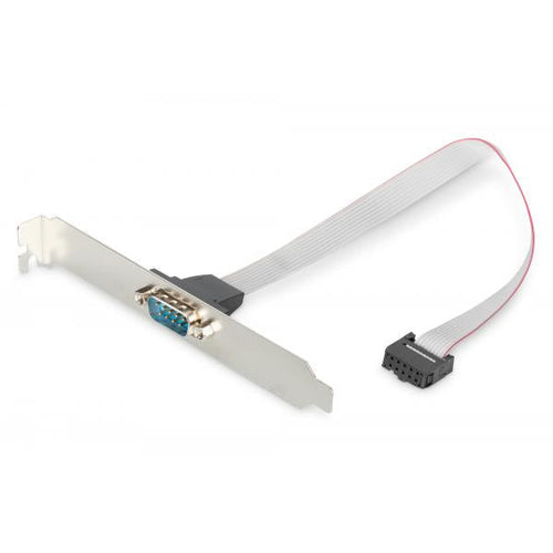 Cavo interno con porta seriale RS232 - 9 Poli Maschio - Esterna con staffa metallica IDC 10 PIN (AK 331)