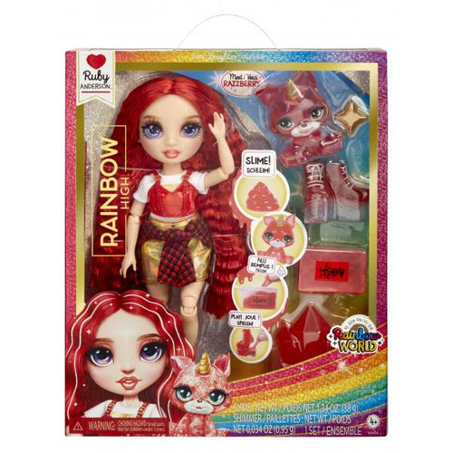 Classic Rainbow High Fashion Doll - Ruby