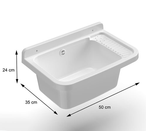 Pilozzo a parete in resina 50x32,5cm