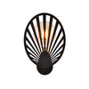 Applique Contemporanea 1 Luce Tallia In Acciaio Nero E Oro