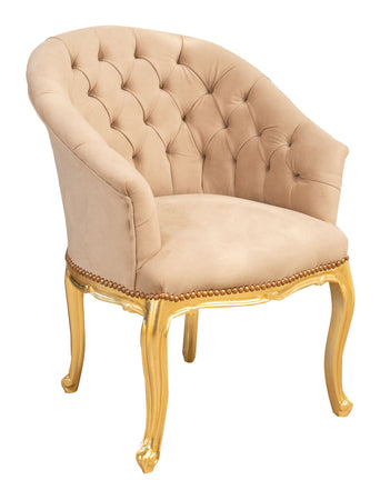 Biscottini Biscottini Poltrona Sedia Luigi XVI Faggio Intagliata Imbottita Shabby 68x67x82