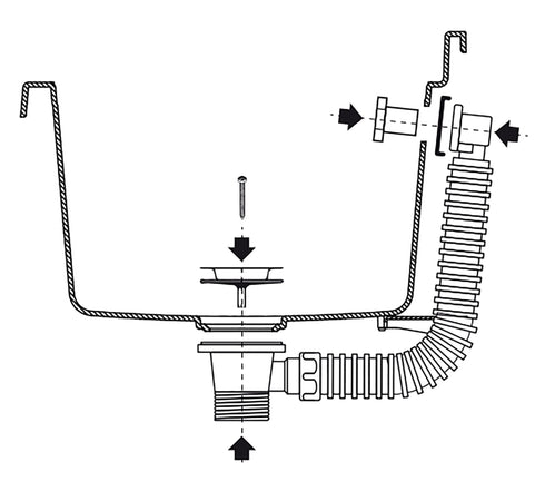 Pilozzo a parete in resina 50x35cm con dosa sapone in pvc