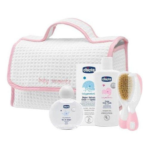 Set regalo Infanzia Chicco BABY MOMENTS Beauty Bag Rosa