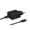 CARICABATTERIA DA RETE SAMSUNG SUPER FAST CHARGING 45W USB-C EP-T4511XBEGEU + CAVO TYPE-C BLACK