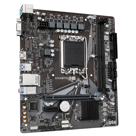 Gigabyte H610M H V2 - 1.0 - scheda madre - micro ATX - socket LGA1700 - chipset H610 - USB 3.2 Gen 1 - Gigabit LAN - grafica integrata (CPU richiesta)