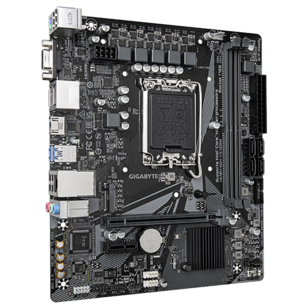 Gigabyte H610M S2H V3 DDR4 e' una scheda madre con chipset Intel H610, formato Micro ATX Compatibile con RAM serie DDR4