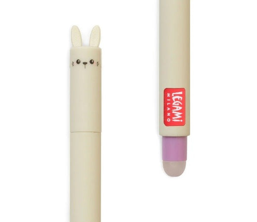 Legami, Penna Gel Cancellabile, Inchiostro Viola, Tema Bunny