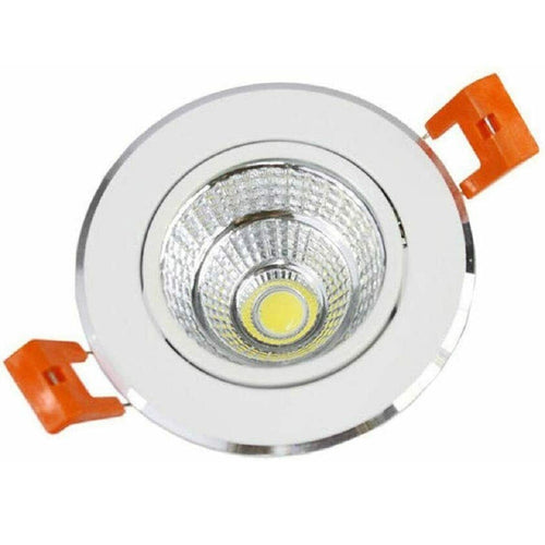 Faretto Incasso Led Cob 7 Watt Luce Fredda Calda Naturale P-75