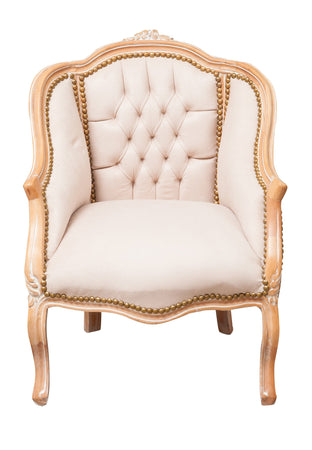 Biscottini Biscottini Poltrona Stile Luigi XVI Faggio Intagliato Shabby 63x57x80 Classica