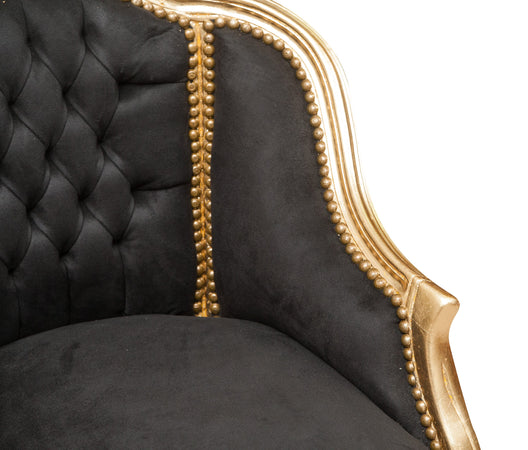 Biscottini Biscottini Poltrona Luigi XVI Faggio Massello Intagliata Mano Patina Foglia Oro