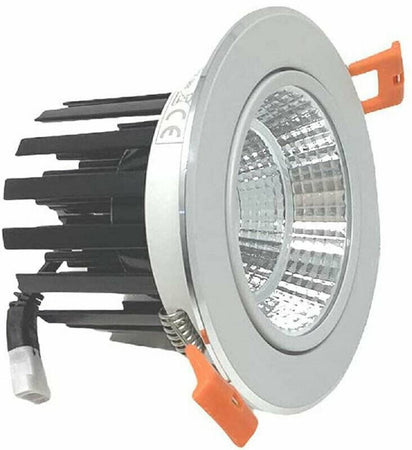 Faretto Incasso Led Cob 20 W Luce Fredda 6500k Calda 3000k Naturale 4000k P-120