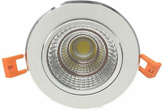 Faretto Incasso Led Cob 20 W Luce Fredda 6500k Calda 3000k Naturale 4000k P-120