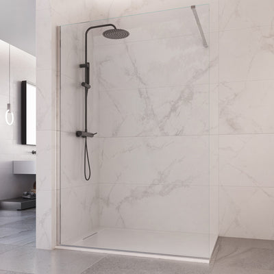 Doccia walk-in 70cm anticalcare trasparente vetro 8mm H195cm | Osiride