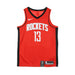 NIKE NBA Canotta Basket Uomo Nba Swingman Jersey Icon Edition No 13 Harden James Houroc Road University Red da uomo