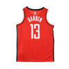 NIKE NBA Canotta Basket Uomo Nba Swingman Jersey Icon Edition No 13 Harden James Houroc Road University Red da uomo