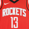 NIKE NBA Canotta Basket Uomo Nba Swingman Jersey Icon Edition No 13 Harden James Houroc Road University Red da uomo