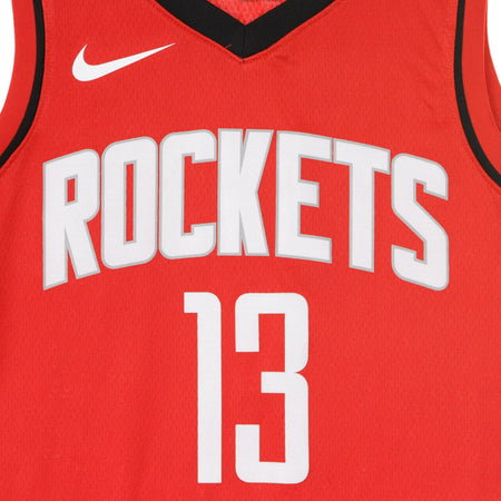 NIKE NBA Canotta Basket Uomo Nba Swingman Jersey Icon Edition No 13 Harden James Houroc Road University Red da uomo