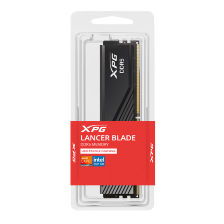 XPG LANCER BLADE memoria 16 GB 1 x 16 GB DDR5 Data Integrity Check [verifica integrità dati] (Adata XPG Lancer Blade AX5U6400C3216G-SLABBK 16GB U-DIMM System Memory DDR5, 6400MHz, 1 x 16GB Kit)