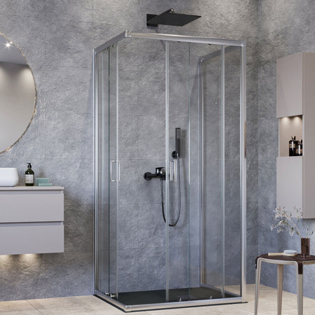 Box doccia 3 lati trasparente 195 6mm MATIAS