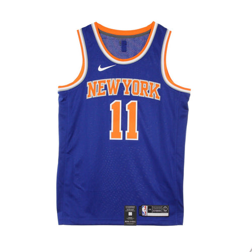 NIKE NBA Canotta Basket Uomo Nba Swingman Jersey Icon Edition No 11 Frank Ntilikina Neykni Road Rush Blue da uomo