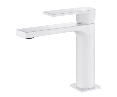 Miscelatore lavabo bianco opaco Alpha