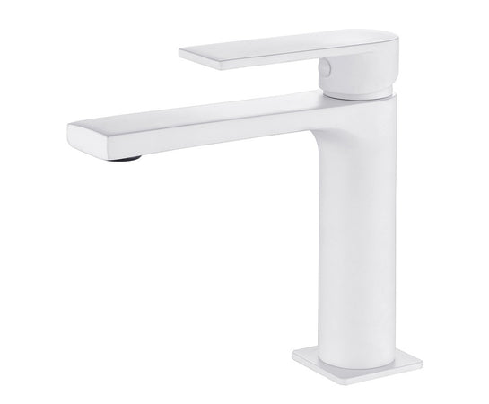 Miscelatore lavabo bianco opaco Alpha