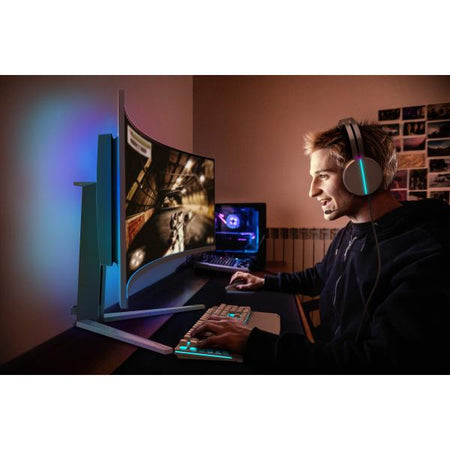PHILIPS MONITOR CURVO 49 OLED DUAL QHD 32:9 0,03MS, USB-C DOCK, REG ALTEZZA, DP/HDMI, MULTIMEDIALE