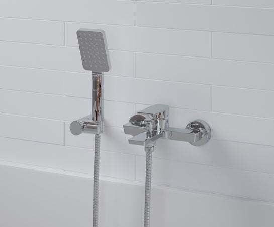 Miscelatore vasca con doccetta cromato ALPHA