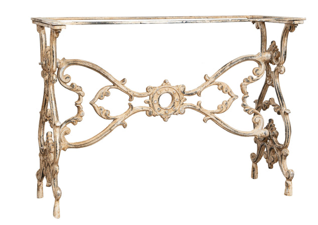 Biscottini Biscottini Base Tavolo in Ghisa Anticata 100x43x72 Stabile Robusta Lavoro