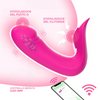 Vibratore Punto G Stimolatore Clitoride Chris 2in1 con App in Silicone Morbido