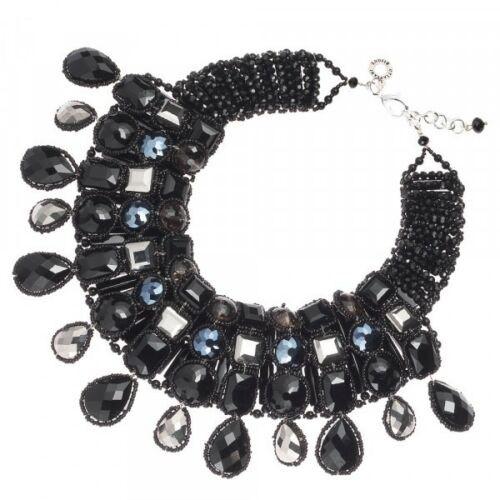 Ottaviani Collana Donna Con Cristalli Neri