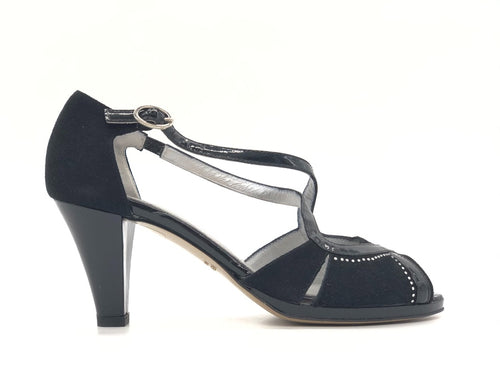 comfort Scarpa donna spugnata nera