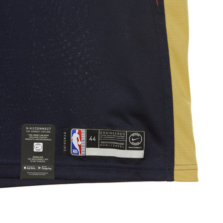 NIKE NBA Canotta Basket Uomo Nba Swingman Jersey Icon Edition No 1 Zion Williamson Neopel Road College Navy/club Gold da uomo