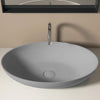 Lavandino ovale GRIGIO CHIARO in solid surface OVAL