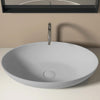 Lavandino ovale GRIGIO CHIARO in solid surface OVAL