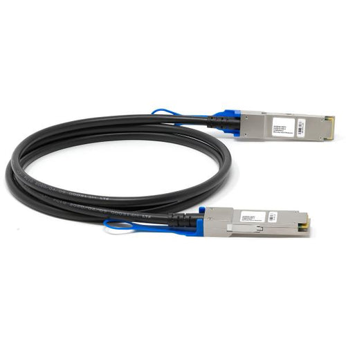 Origin Storage Cisco Compatible Direct Attach Copper Twinax Cable QSFP28 100G [1m Passive] cavo InfiniBand e in fibra ottica DAC Nero (Origin Storage Cisco Compatible Direct Attach Copper Twinax Cabl