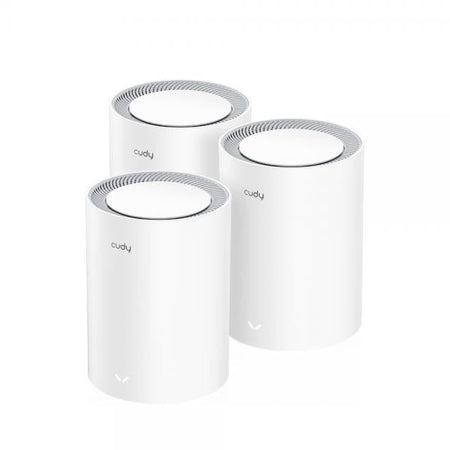 Sistema Wi-Fi 6 Mesh AX3000 2.5G Dual Band, M3000 Bianco 3pz