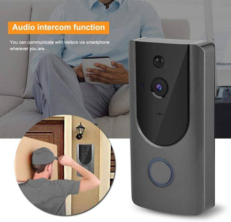 Videocitofono Wifi Ip Telecamera Citofono Campanello Senza Fili App Smartphone